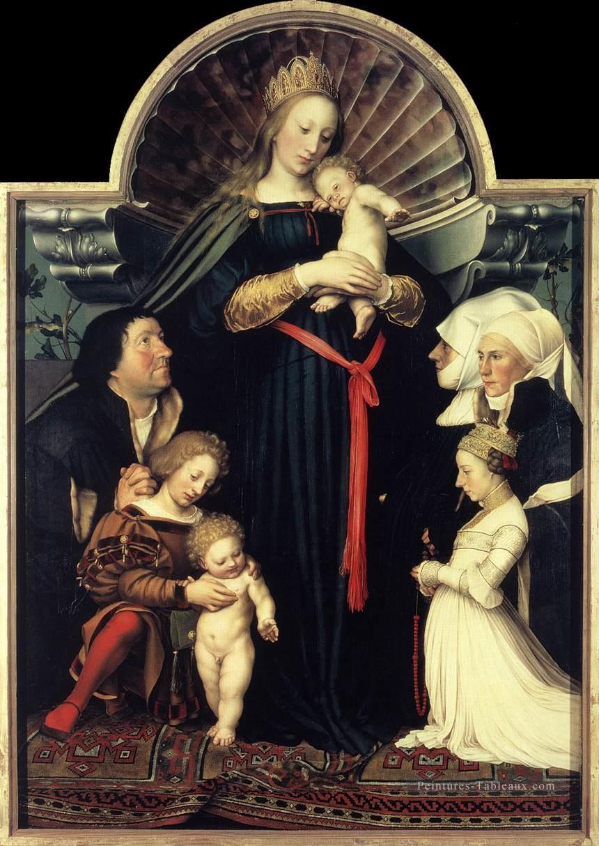 Darmstadt Madonna Hans Holbein le Jeune Peintures à l'huile